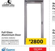 Full Glass Aluminium Door