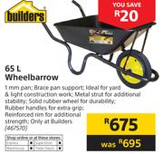Builders 65L Wheelbarrow