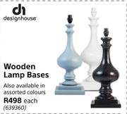Design House Wooden Lamp Bases-Each