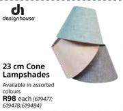 Design House 23cm Cone Lampshades-Each