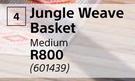 Jungle Weave Basket Medium