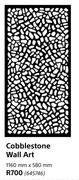 Cobblestone Wall Art (1160mm x 580mm)