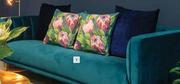 3-Seater Velvet Sofa Turquoise