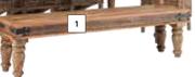 Design House Atlantis Bench-1760mmX40mmX450mm