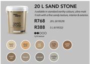 Fired Earth 20Ltr Sand Stone