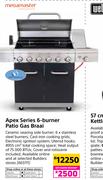 Megamaster Apex Series 6 Burner Patio Gas Braai