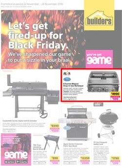 Builders : Let's Get Fired Up For Black Friday (22 Nov - 24 Nov 2019), page 1