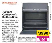 Megamaster 750mm Contractor's Built In Braai