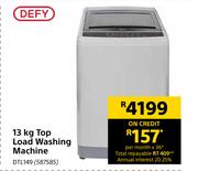 Defy 13Kg Top Load Washing Machine DTL149