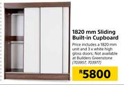 Home & Kitchen 1820mm Sliding Built In Cupboard