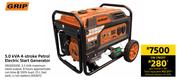 Grip 5.0 KVA 4 Stroke Petrol Electric Start Generator SRGE6500E