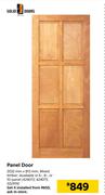 Solid Doors Panel Door-2032mm x 813mm