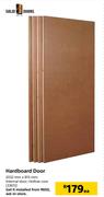 Solid Doors Hardboard Door-2032mm x 813mm Each