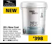 Fired Earth New Coat-20Ltr