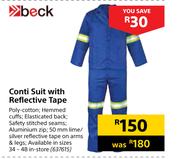 Beck Conti Suit With Reflective Tape