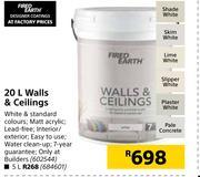 Fired Earth Walls & Ceilings-20Ltr