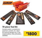 Grip 70 Piece Tool Kit