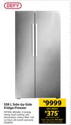 Defy 559L Side By Side Fridge/ Freezer DFF436