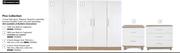 Home & Kitchen Pico Collection 2 Tone Drawer Unit 156mm x 432mm x 537mm