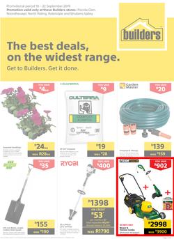 Builders : The Best Deals On The Widest Range (10 Sept - 22 Sept 2019), page 1