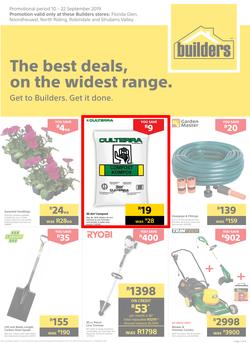 Builders : The Best Deals On The Widest Range (10 Sept - 22 Sept 2019), page 1