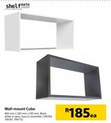 Shelfmate Wall Mount Cube-400mm x 220mm x 130mm Each