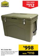 Camp Master 45 Ltr Cooler Box Green
