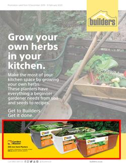 Builders : Grow Your Own Herbs In Your Kitchen (9 Dec 2019 - 9 Feb 2020), page 1