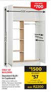 Standard Built In Cupboard-2100mm x 1220mm