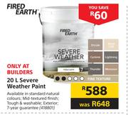 Fired Earth 20 L Severe Weather Paint
