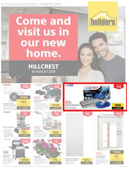 Builders Hillcrest : Come And Visit Us At Our New Home (30 Aug - 2 Sept 2018), page 1