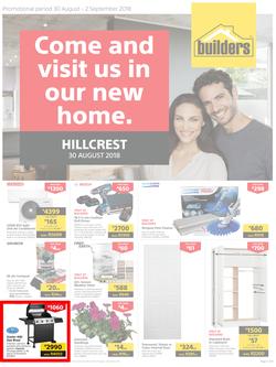 Builders Hillcrest : Come And Visit Us At Our New Home (30 Aug - 2 Sept 2018), page 1