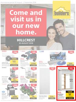 Builders Hillcrest : Come And Visit Us At Our New Home (30 Aug - 2 Sept 2018), page 1