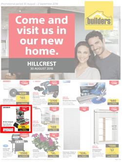 Builders Hillcrest : Come And Visit Us At Our New Home (30 Aug - 2 Sept 2018), page 1