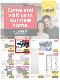 Builders Hillcrest : Come And Visit Us At Our New Home (30 Aug - 2 Sept 2018), page 1