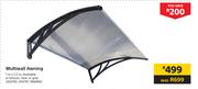 1m x 1.2m Multiwall Awning