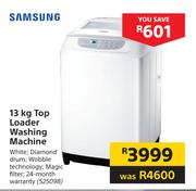 Samsung 13kg Top Loader Washing Machine (White)
