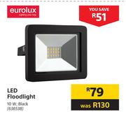 Eurolux 10W LED Floodlight Black