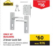 Builders 2 Lever Lock Set