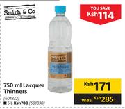 Smith & Co. Lacquer Thinners-5Ltr