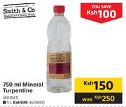 Smith & Co. Mineral Turpentine-5Ltr