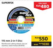 Superfex 115mm 2 In 1 Disc