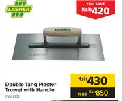 Lasher Double Tang Plaster Trowel With Handle