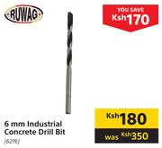 Ruwag 6mm Industrial Concrete Drill Bit