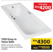 1700 Drop In value Bath