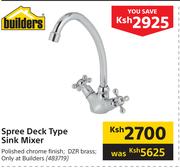 Builders Spree Deck Type Sink Mixer