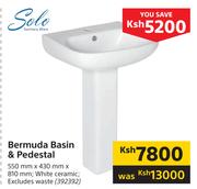 Solo Bermuda Basin & Pedestal