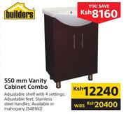 Builders 550mm Vanity Cabinet Combo
