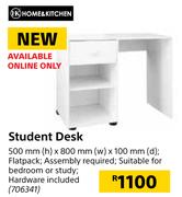 Home & Kitchen Student Desk 500mm(h) x 800mm(w), 100mm(d)