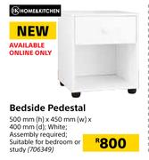 Home & Kitchen Bedside Pedestal 500mm(h) x 450mm(w), 400mm(d)